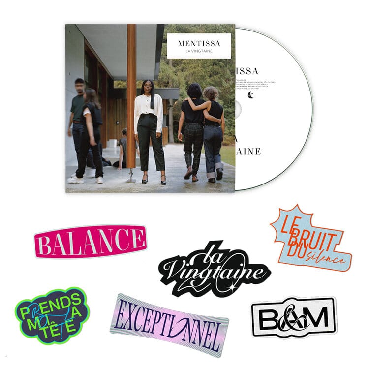 Mentissa - "La vingtaine" (pack collector CD + patch)