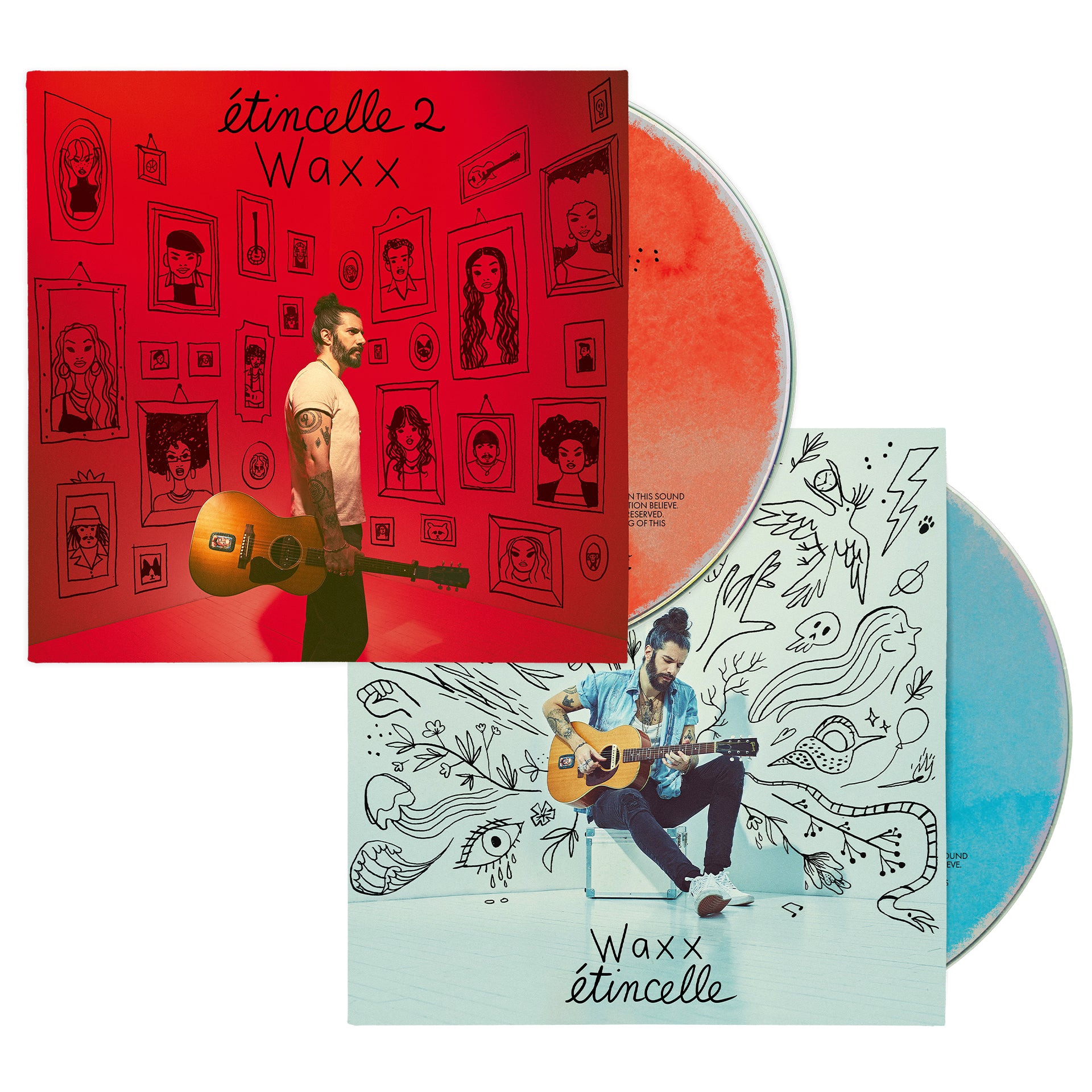 Waxx – Pack CDs "Étincelle" + "Étincelle 2"