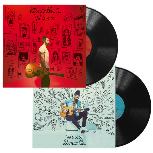 PRÉCOMMANDE Waxx – Pack vinyles "Étincelle" + "Étincelle 2"