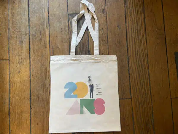 Sac tote-bag écru – 20 ans Vincent Delerm