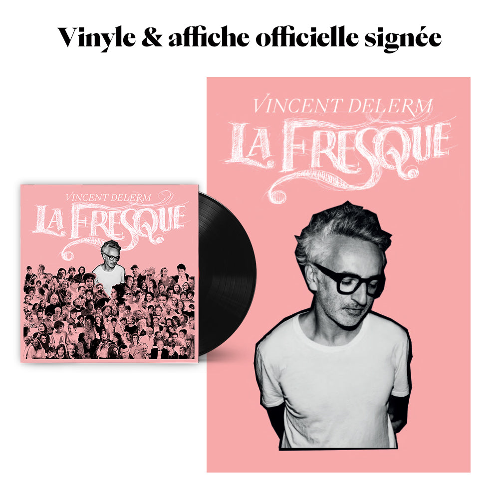 PRÉCOMMANDE Vincent Delerm - La fresque (vinyle + affiche signée)