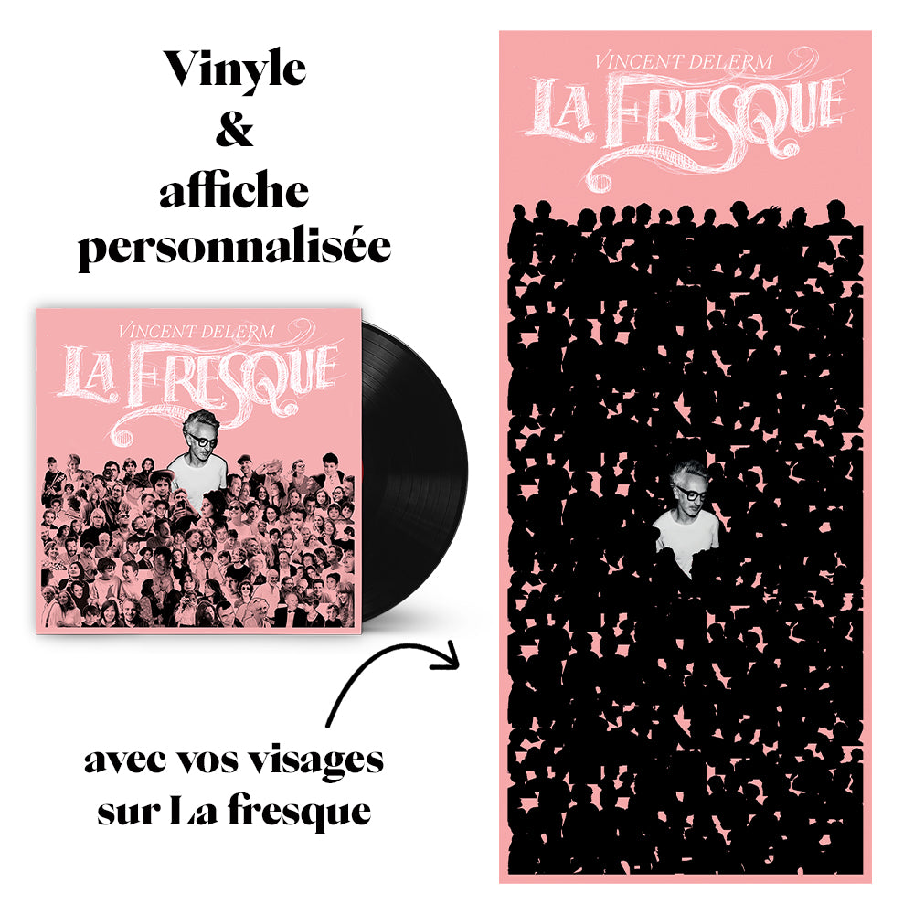 PRÉCOMMANDE Vincent Delerm - La fresque (vinyle + affiche signée)